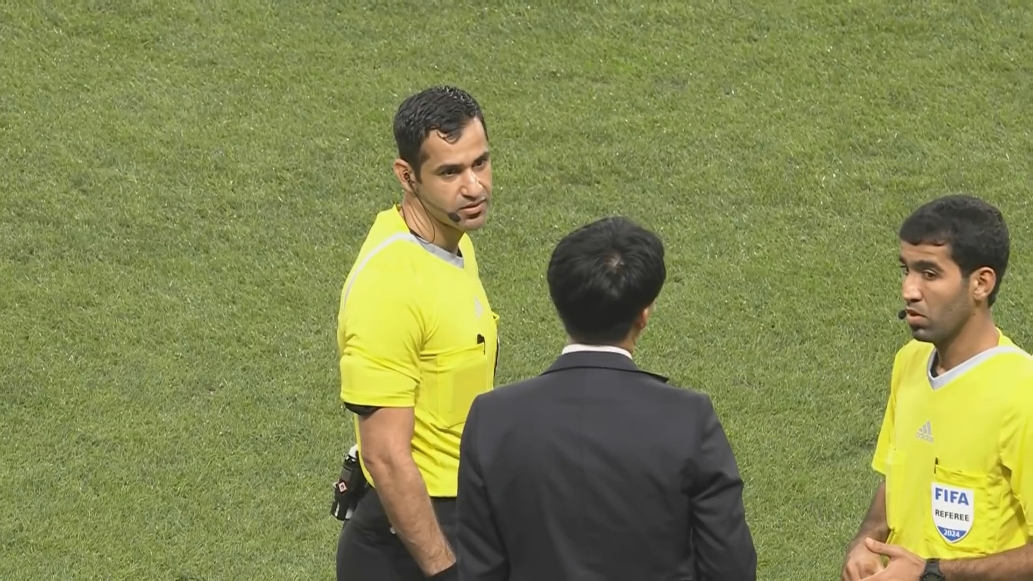  賈西姆執(zhí)法亞冠海港客戰(zhàn)神戶勝利船，此前主哨國足0-7日本