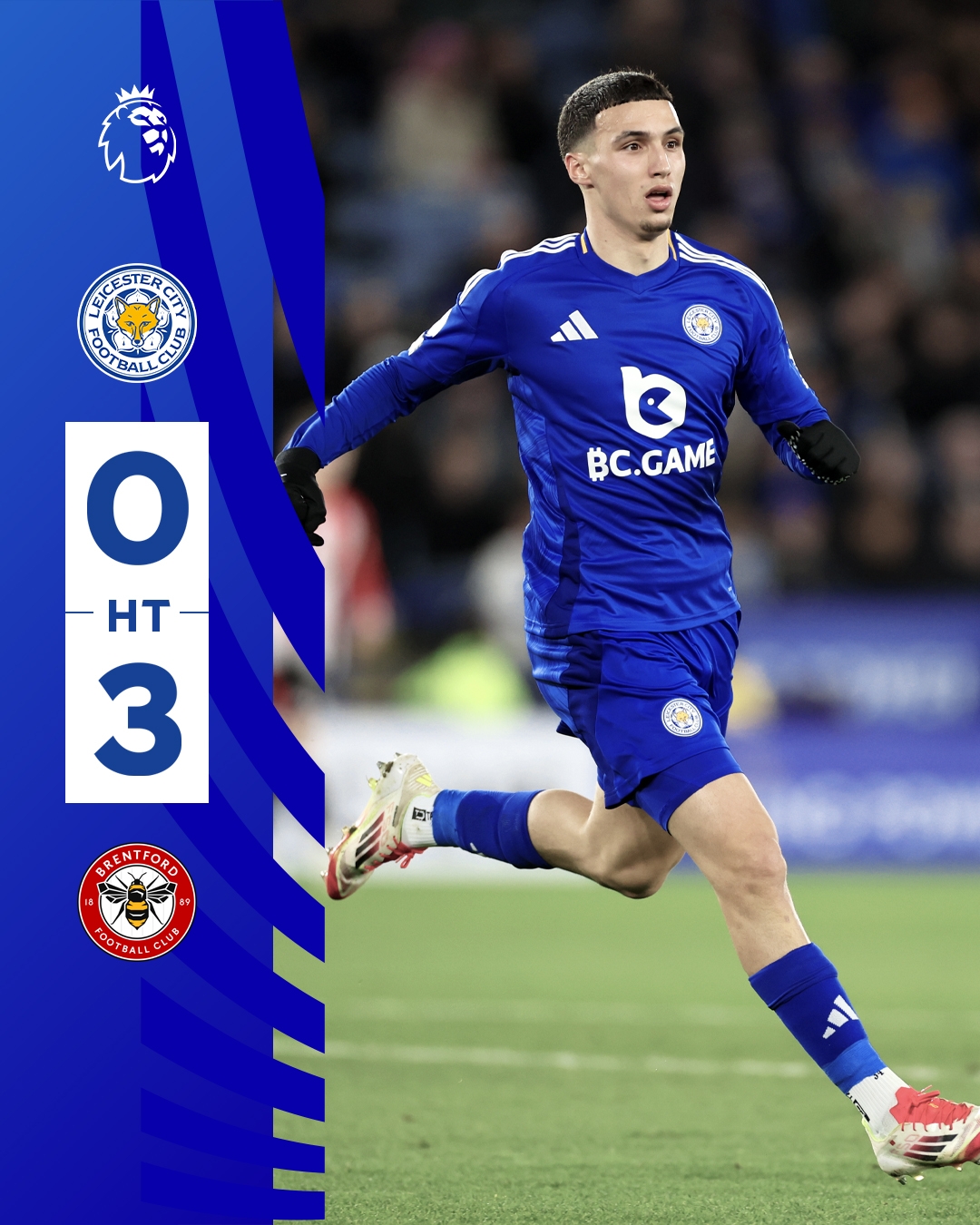  半場0-3！萊斯特若不進(jìn)球輸球，將主場6連敗0進(jìn)球創(chuàng)歷史最糟戰(zhàn)績