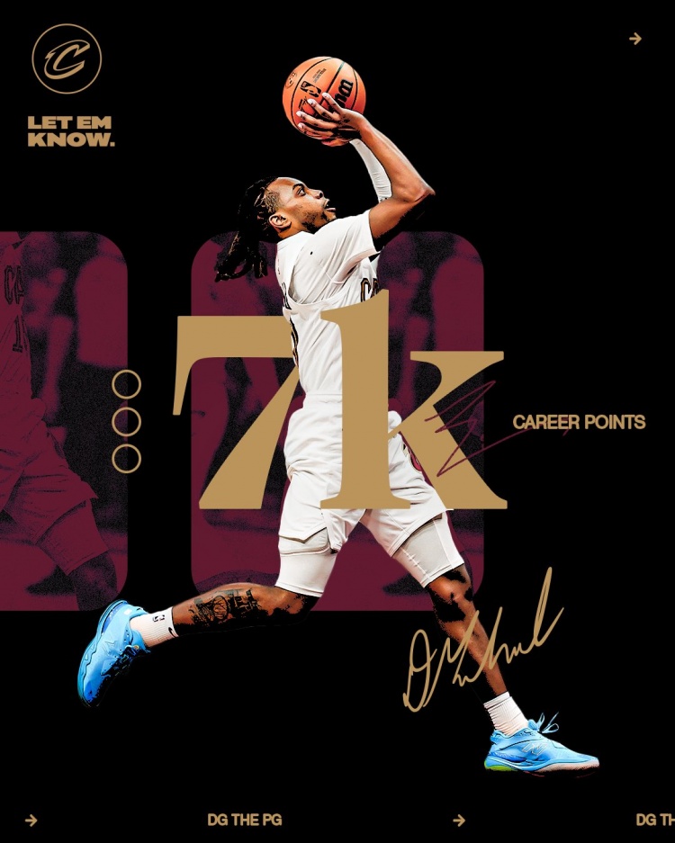  未來可期！加蘭騎士生涯得分達到7000分 隊史第11位！